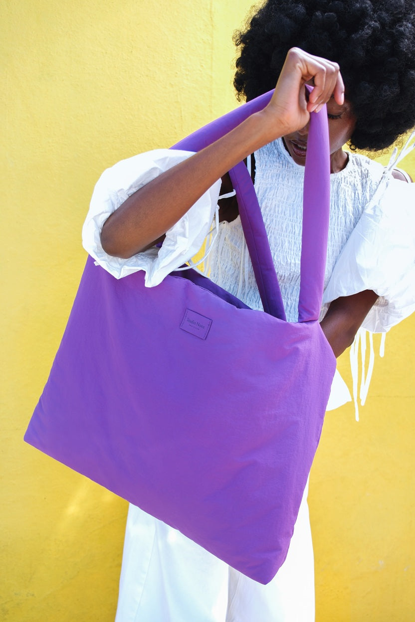 Studio Noos - Tasche Textured Puffy Purple