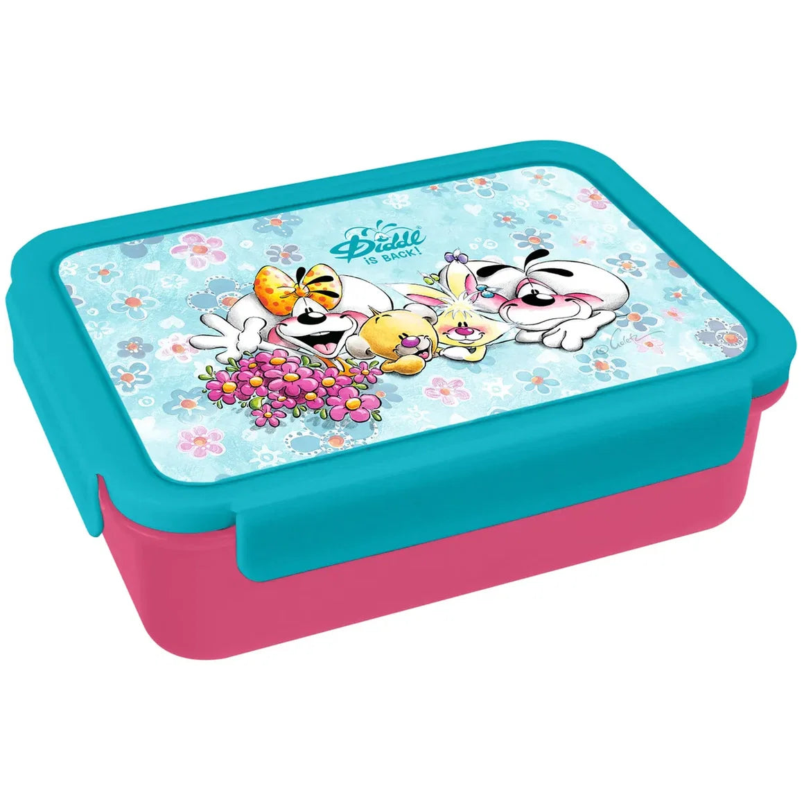 Diddl - Lunchbox mit Fächern blau 765 ml