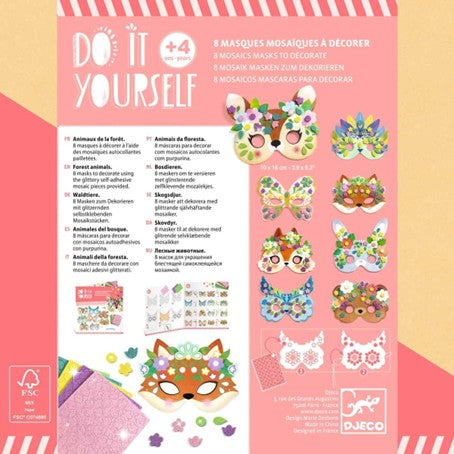 Djeco - DIY Masken Tiere