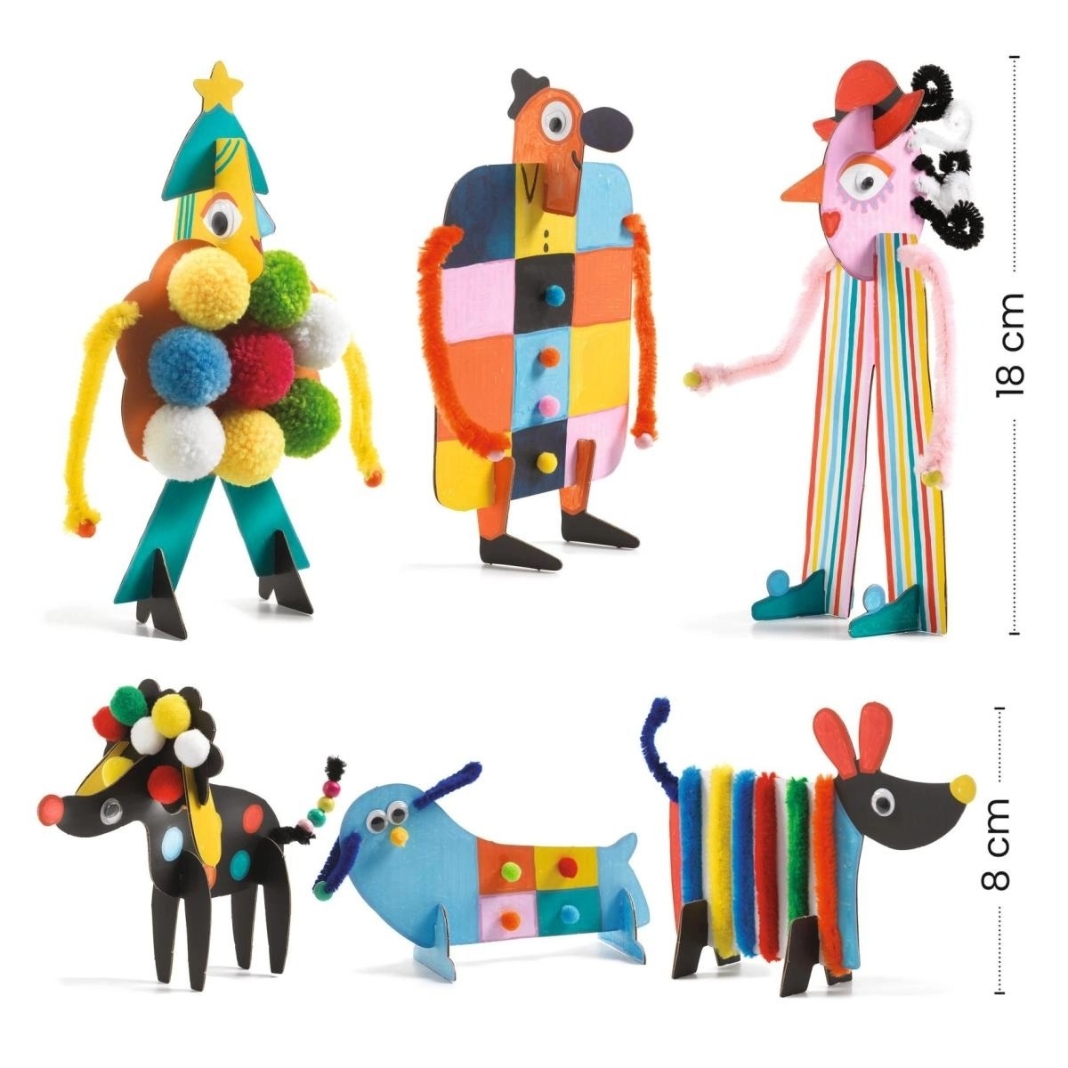 Djeco - Kreativkoffer Figuren zum Gestalte