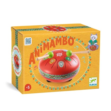 Djeco - Rote Zungentrommel Animambo