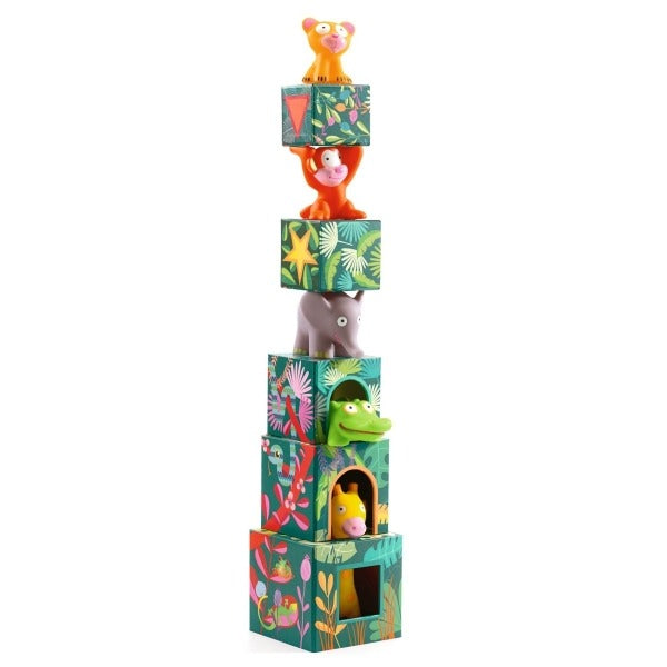 Djeco - Stapelturm: Maxi Topanijungle