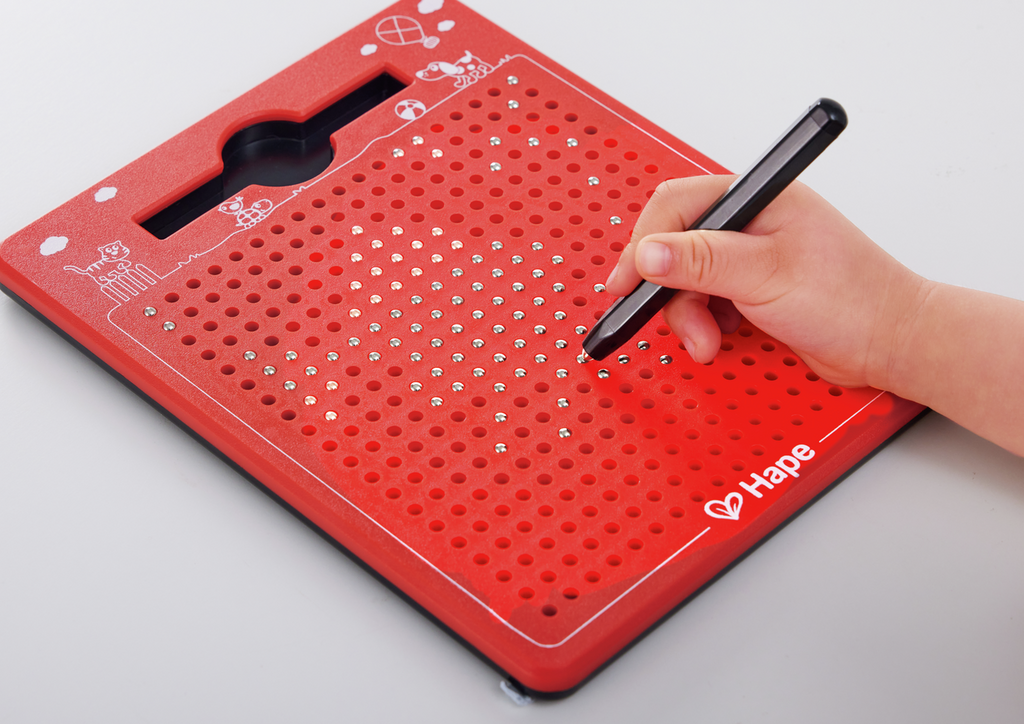 Hape - Magnetische Zeichentafel rot klein