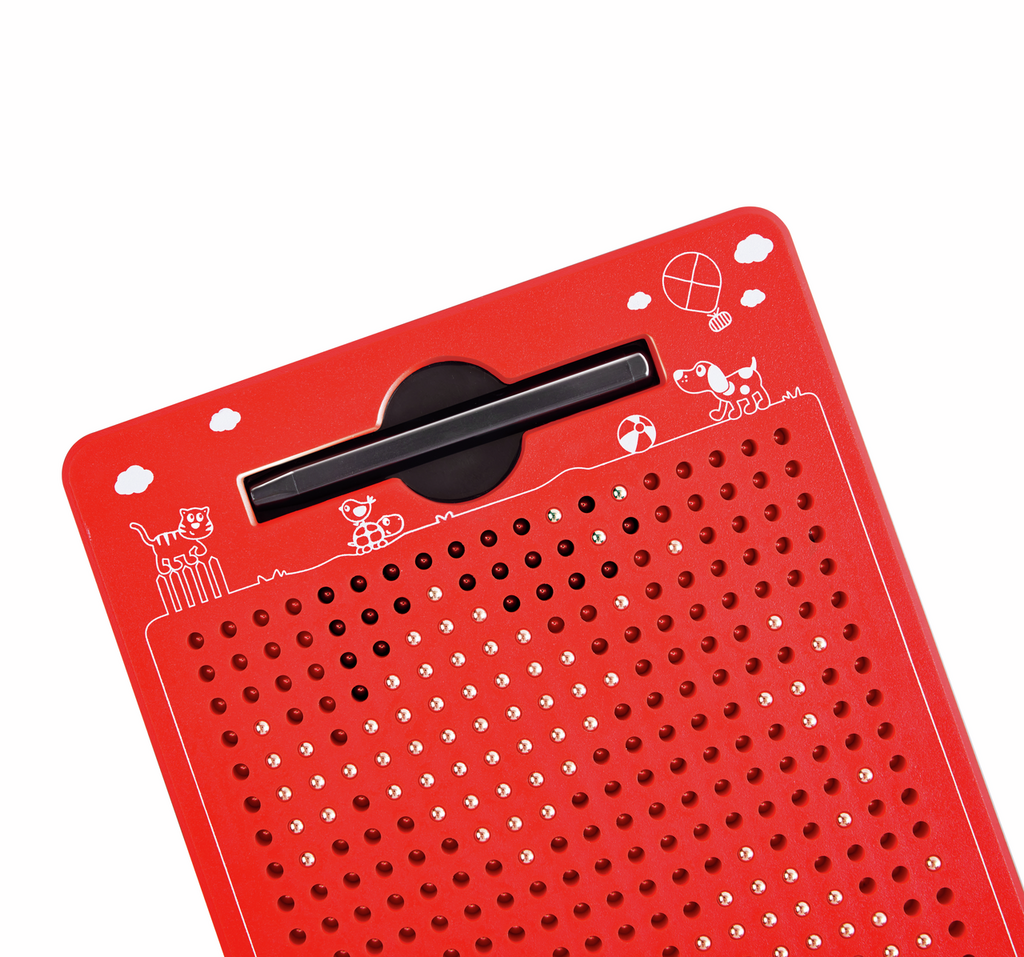 Hape - Magnetische Zeichentafel rot klein
