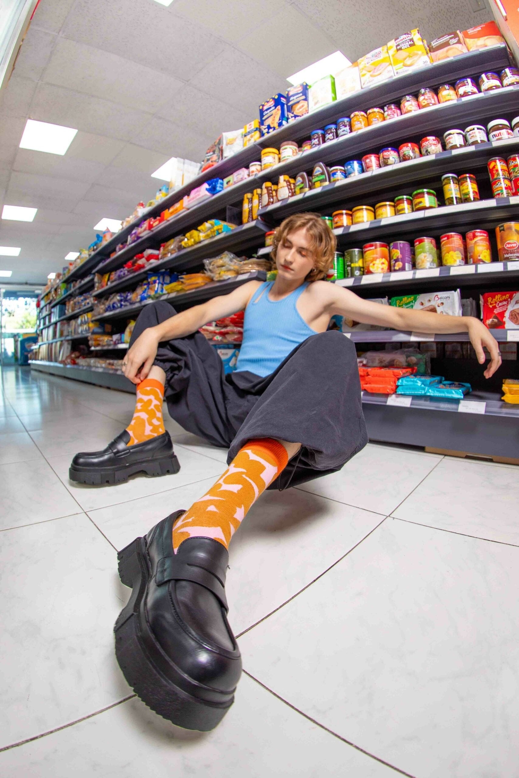 EAT MY SOCKS - Socken  Erdnussbutter