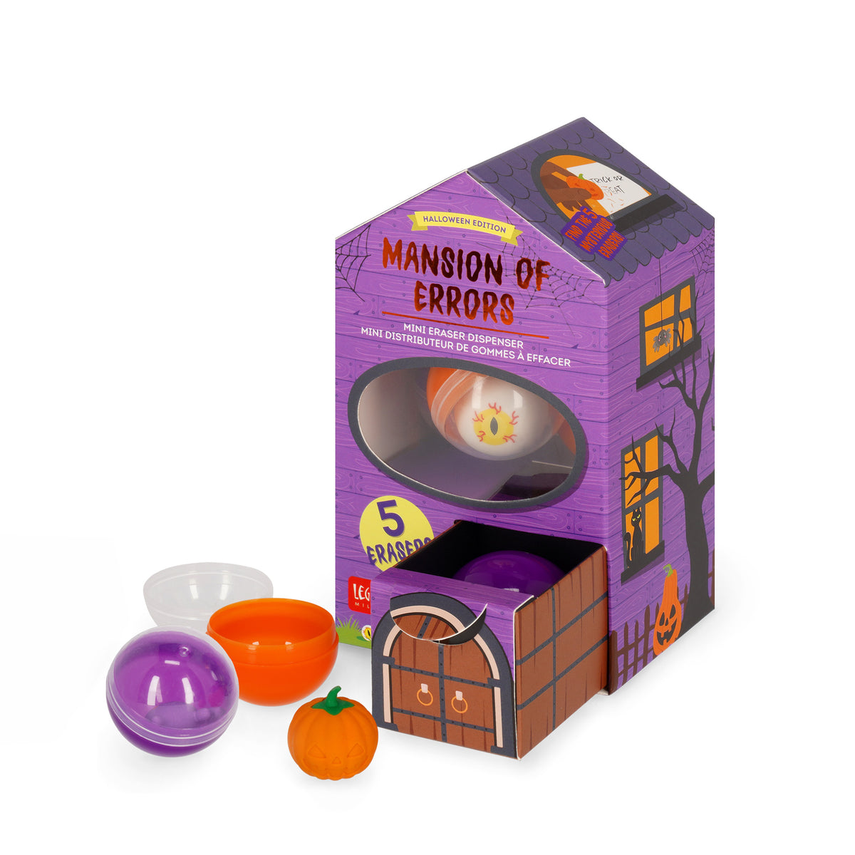 Legami - HALLOWEEN Radiergummi-Spender Mansion of Errors