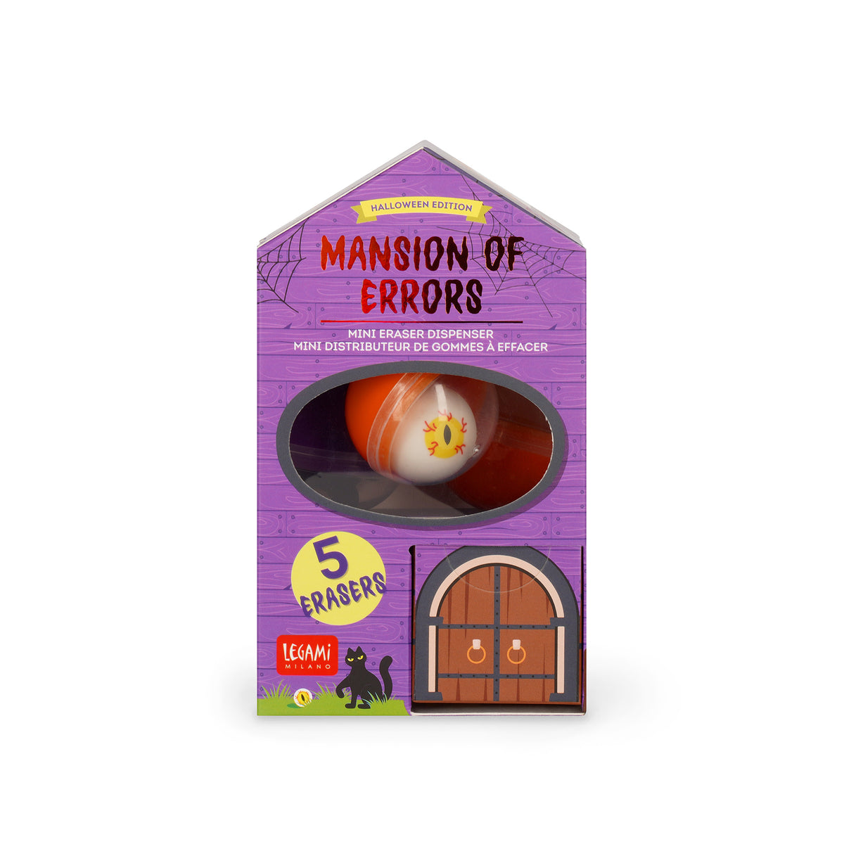 Legami - HALLOWEEN Radiergummi-Spender Mansion of Errors