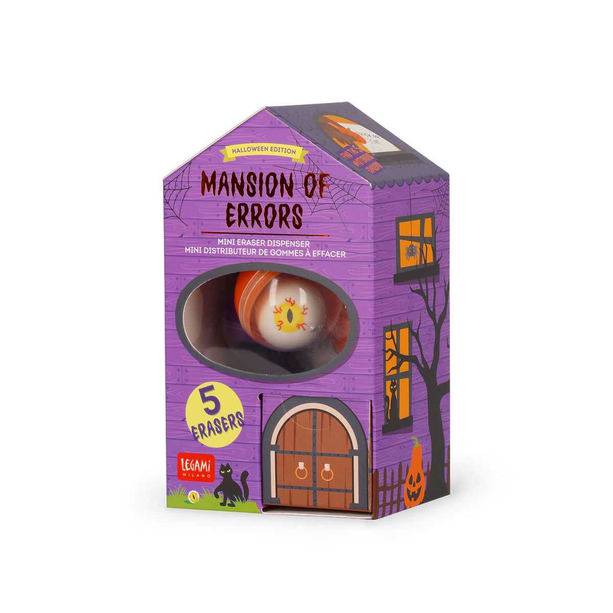 Legami - HALLOWEEN Radiergummi-Spender Mansion of Errors