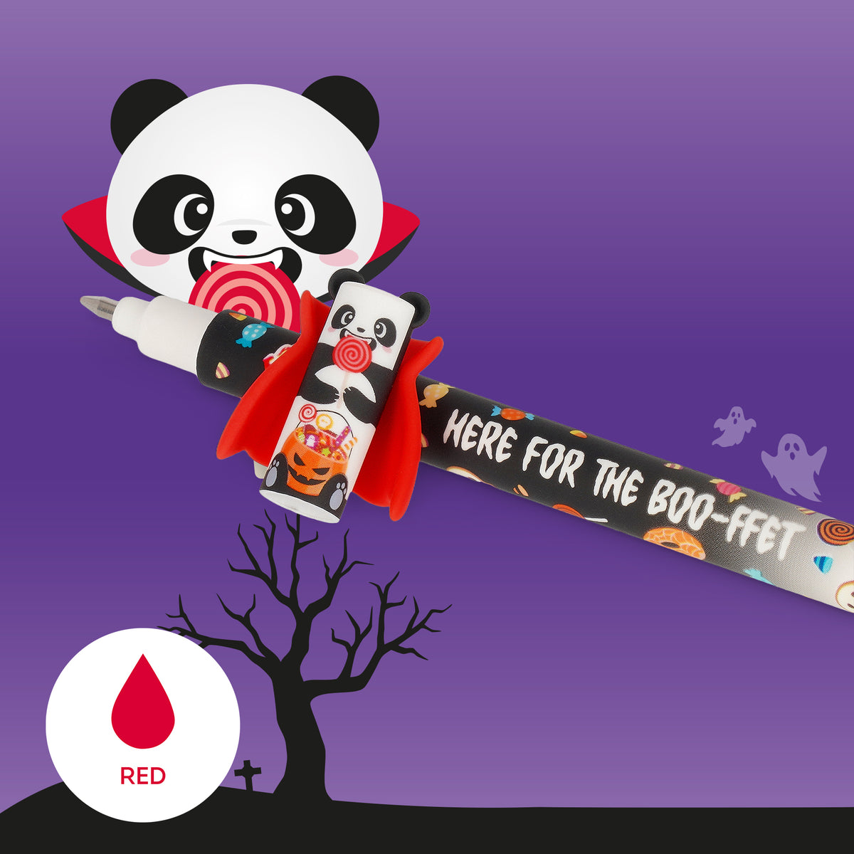 Legami - HALLOWEEN Löschbarer Gelstift Spooky Party Blindbox