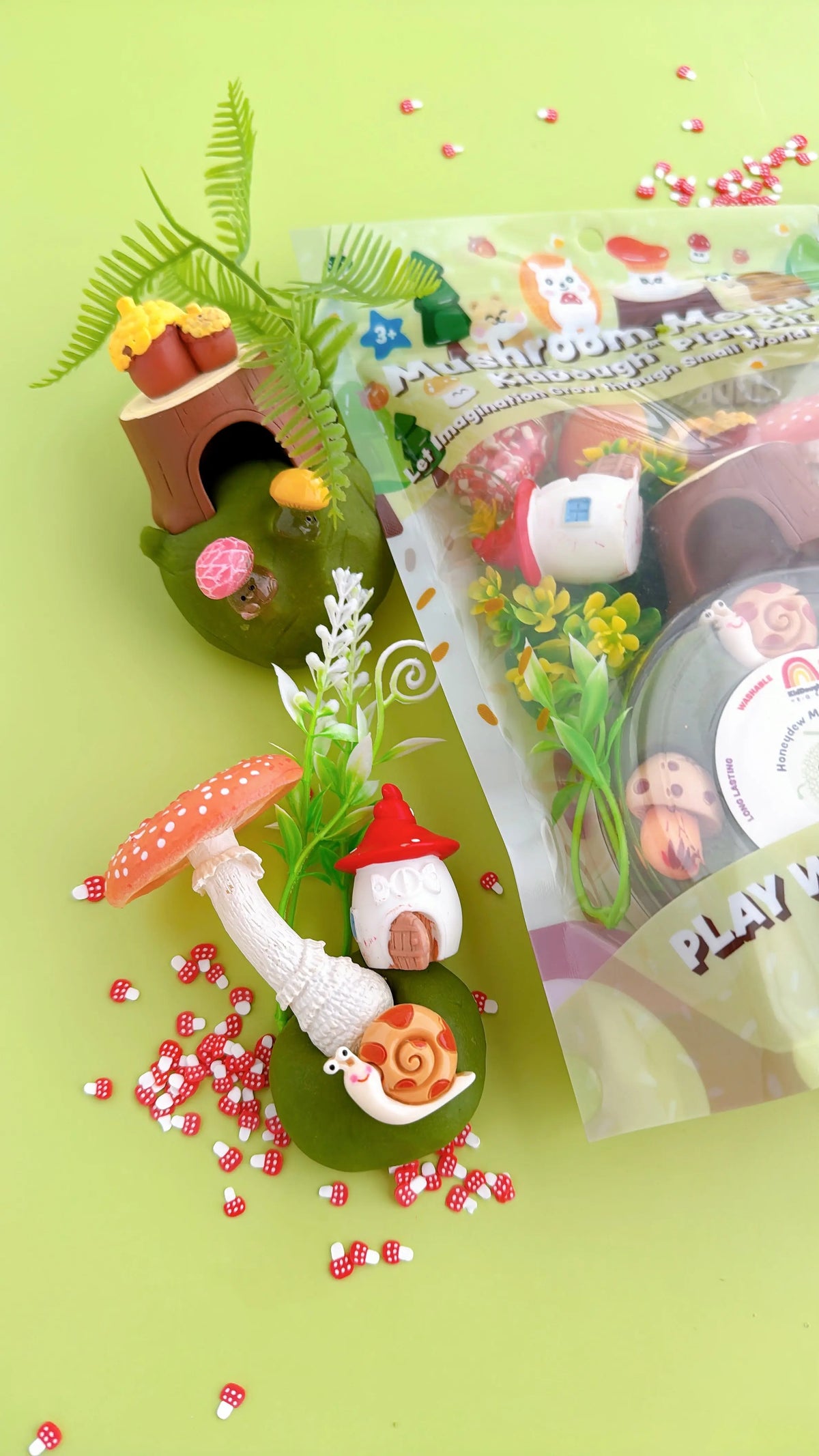 Earth Grown KidDoughs - Knetset Pilzwiese