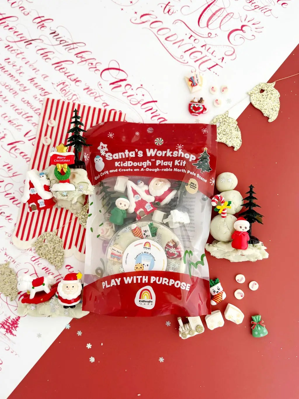 Earth Grown KidDoughs - Knetset Weihnachtswerkstatt