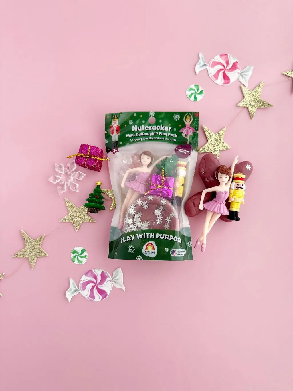 Earth Grown KidDoughs - Mini Knetset Nussknacker
