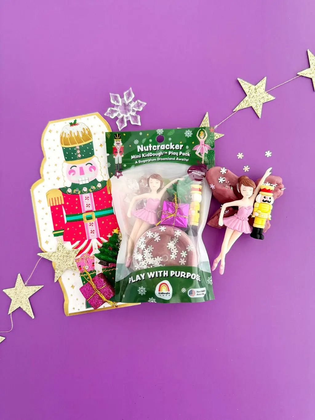 Earth Grown KidDoughs - Mini Knetset Nussknacker