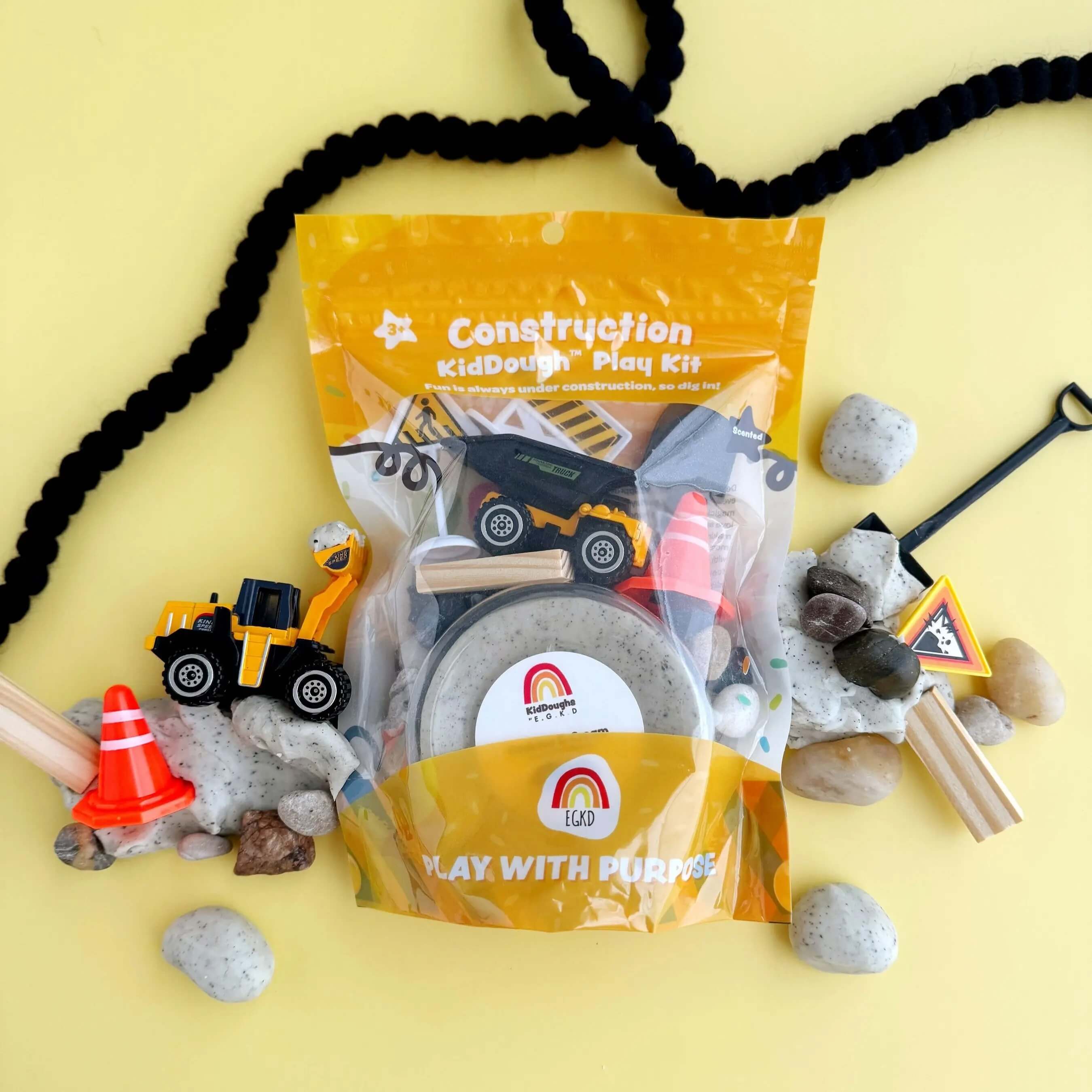 Earth Grown KidDoughs - Knetset Baustelle