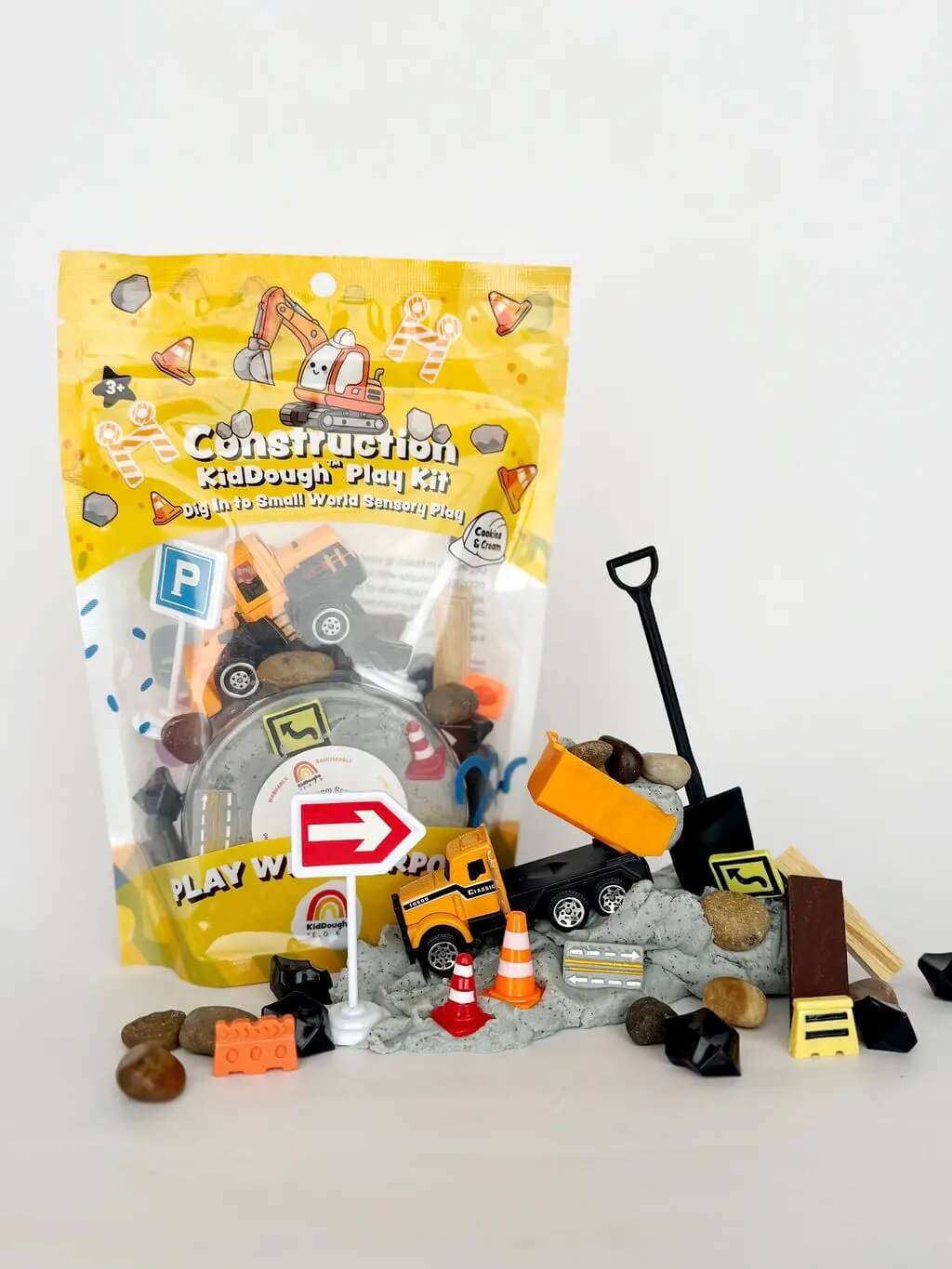 Earth Grown KidDoughs - Knetset Baustelle