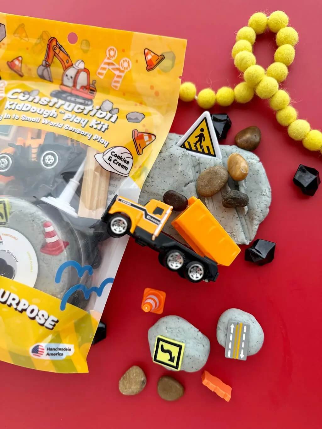 Earth Grown KidDoughs - Knetset Baustelle
