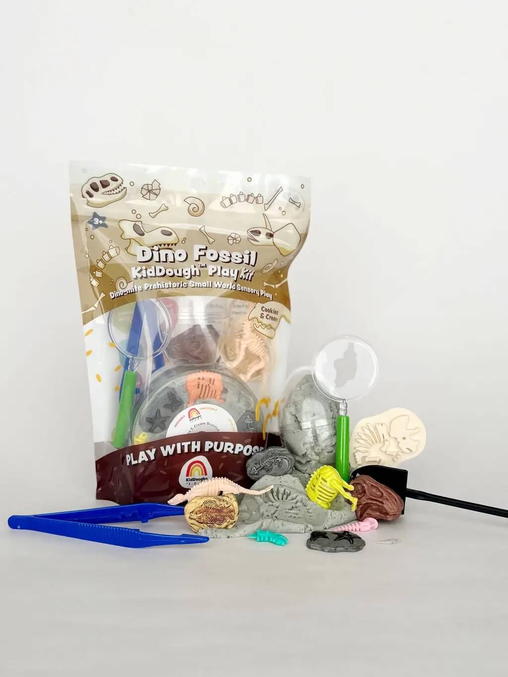 Earth Grown KidDoughs - Knetset Dinosaurier