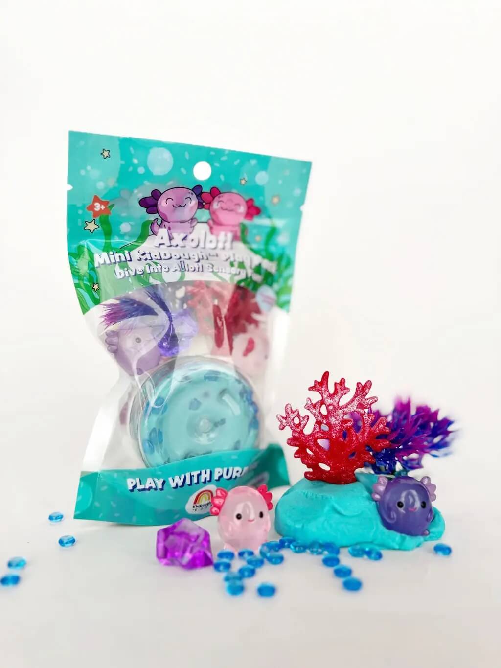 Earth Grown KidDoughs - Mini Knetset Axolotl