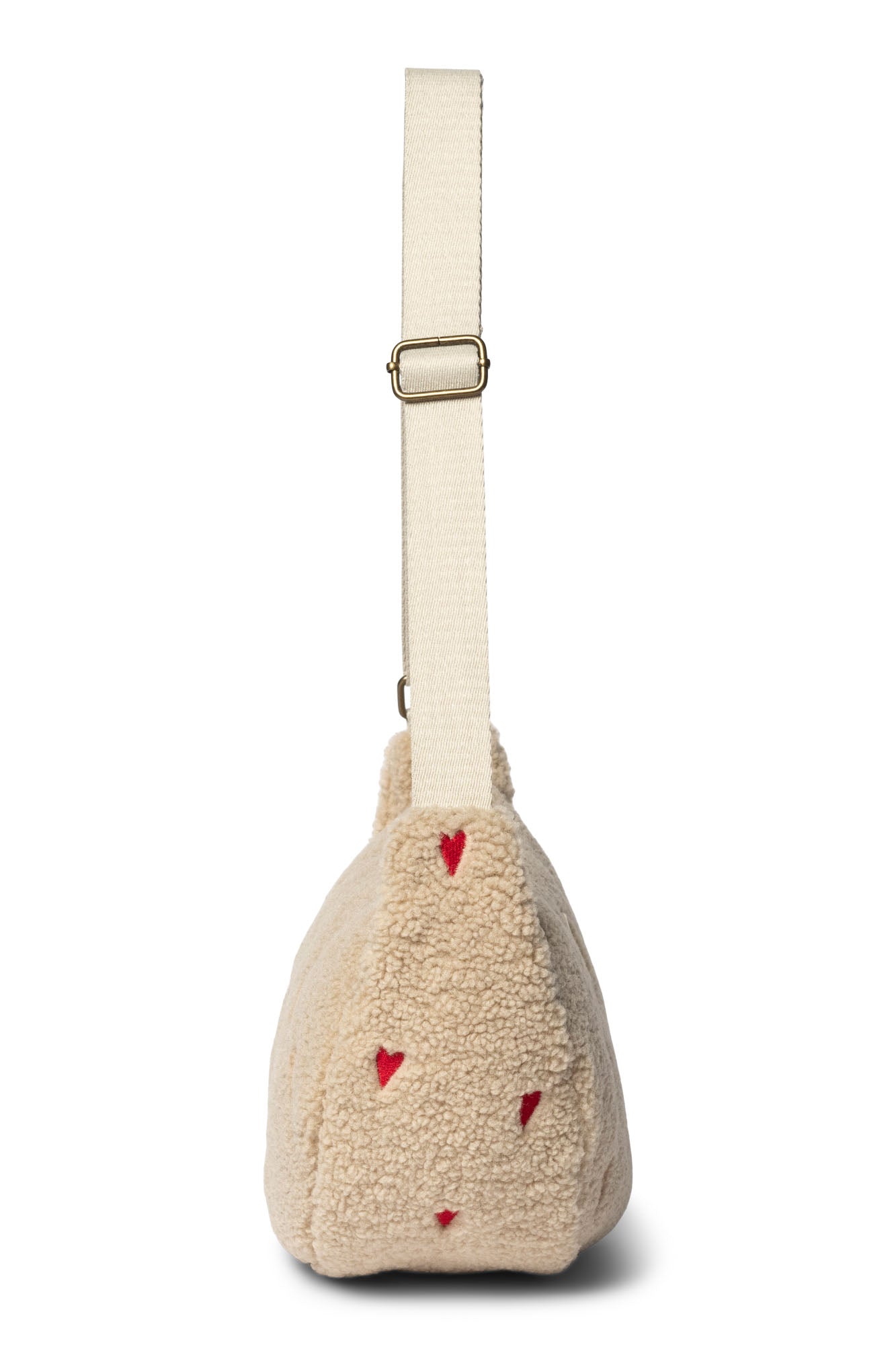 Studio Noos - Tasche Fanny Pack Ecru Teddy Hearts