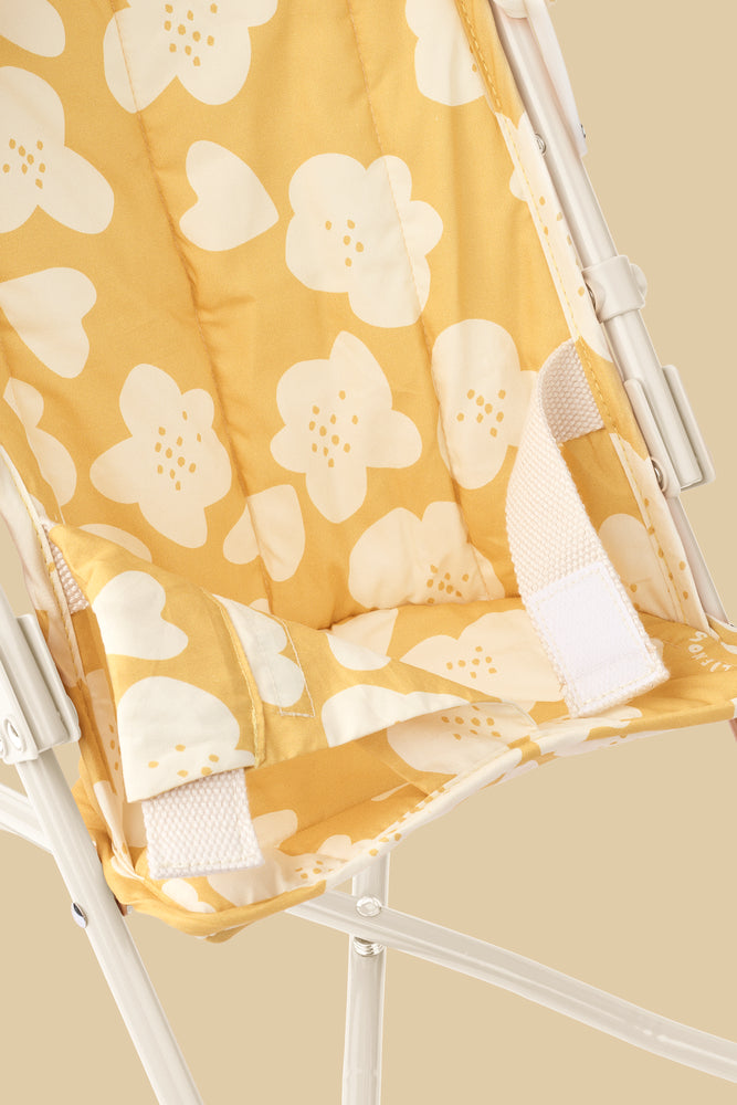 Liewood - Puppenbuggy Elsie Flower / Lemon yellow
