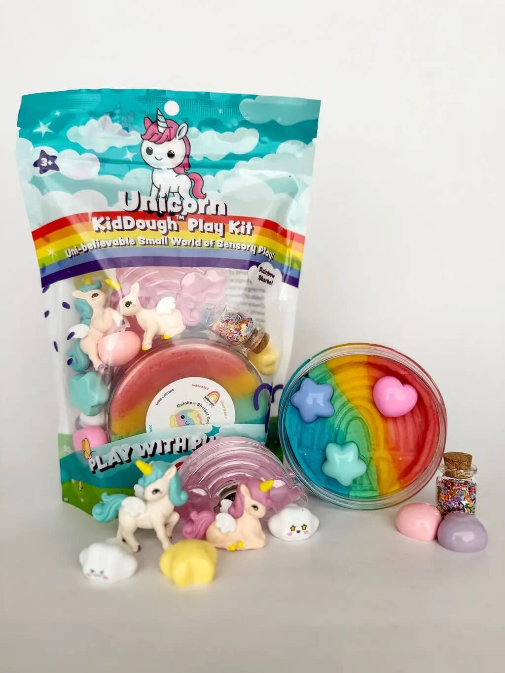 Earth Grown KidDoughs - Knetset Einhorn