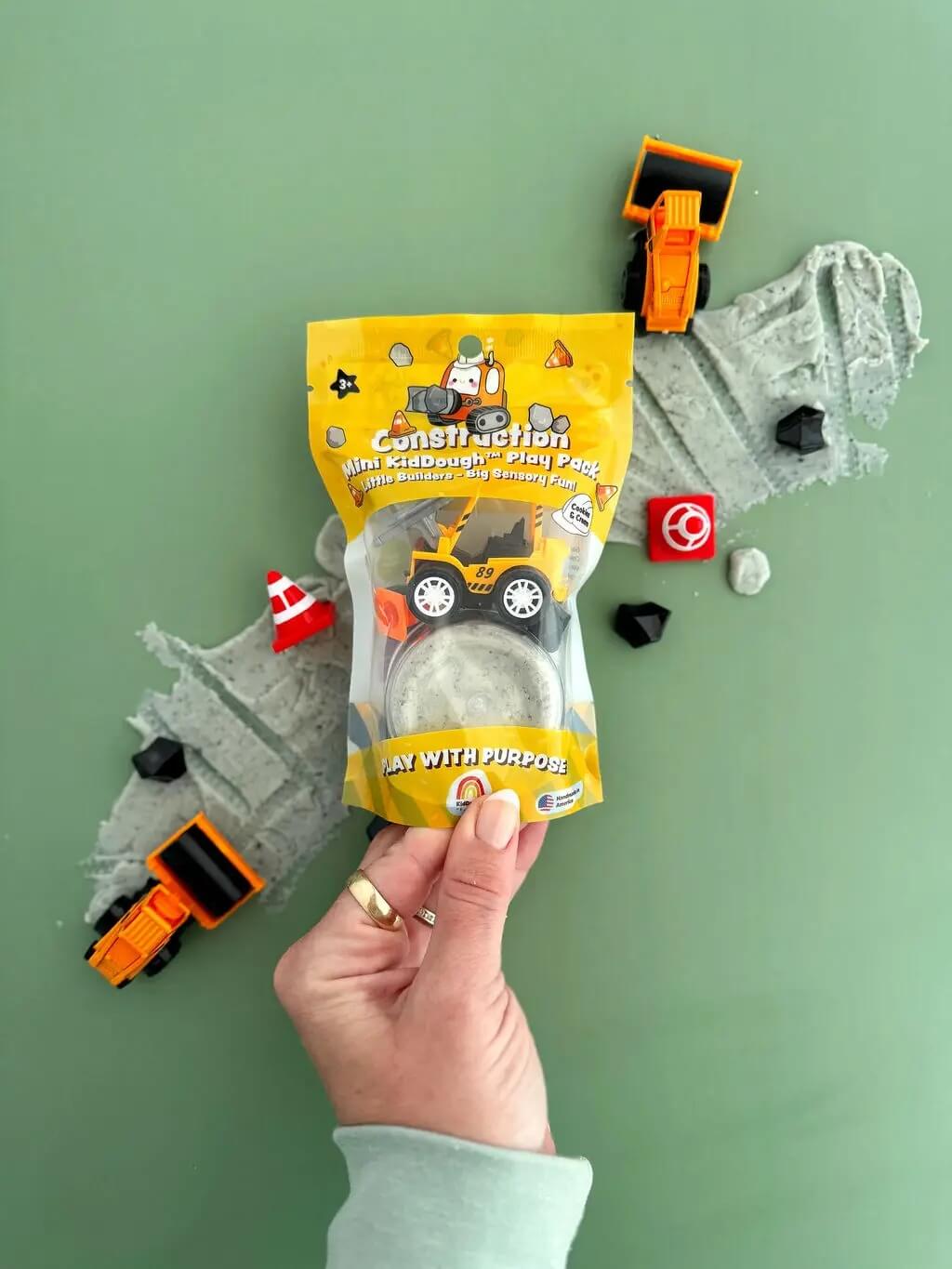 Earth Grown KidDoughs - Mini Knetset Baustelle