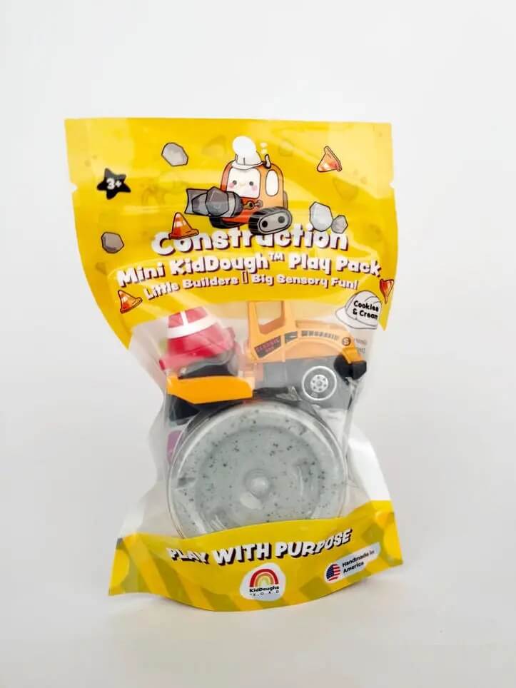 Earth Grown KidDoughs - Mini Knetset Baustelle