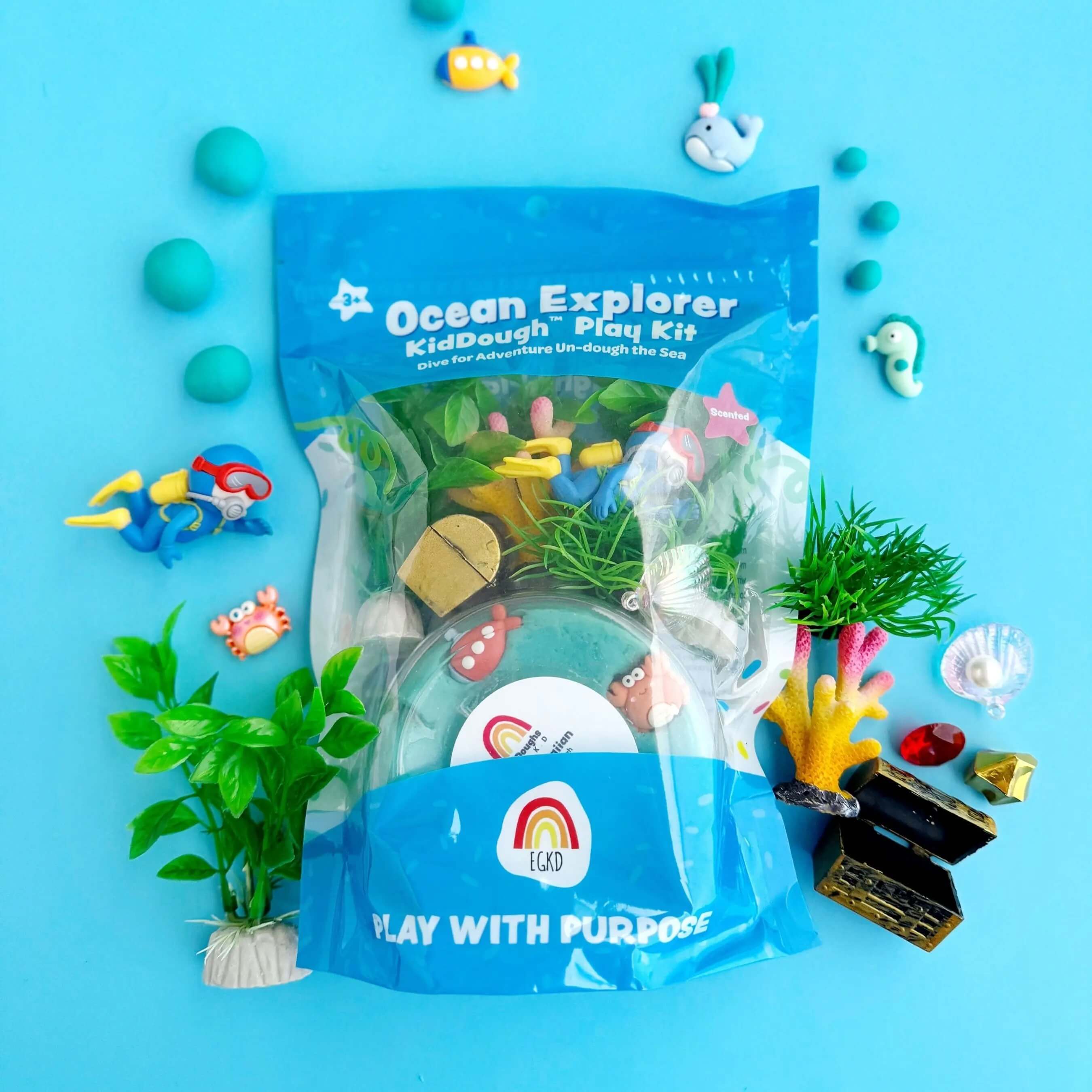 Earth Grown KidDoughs - Knetset Ozean