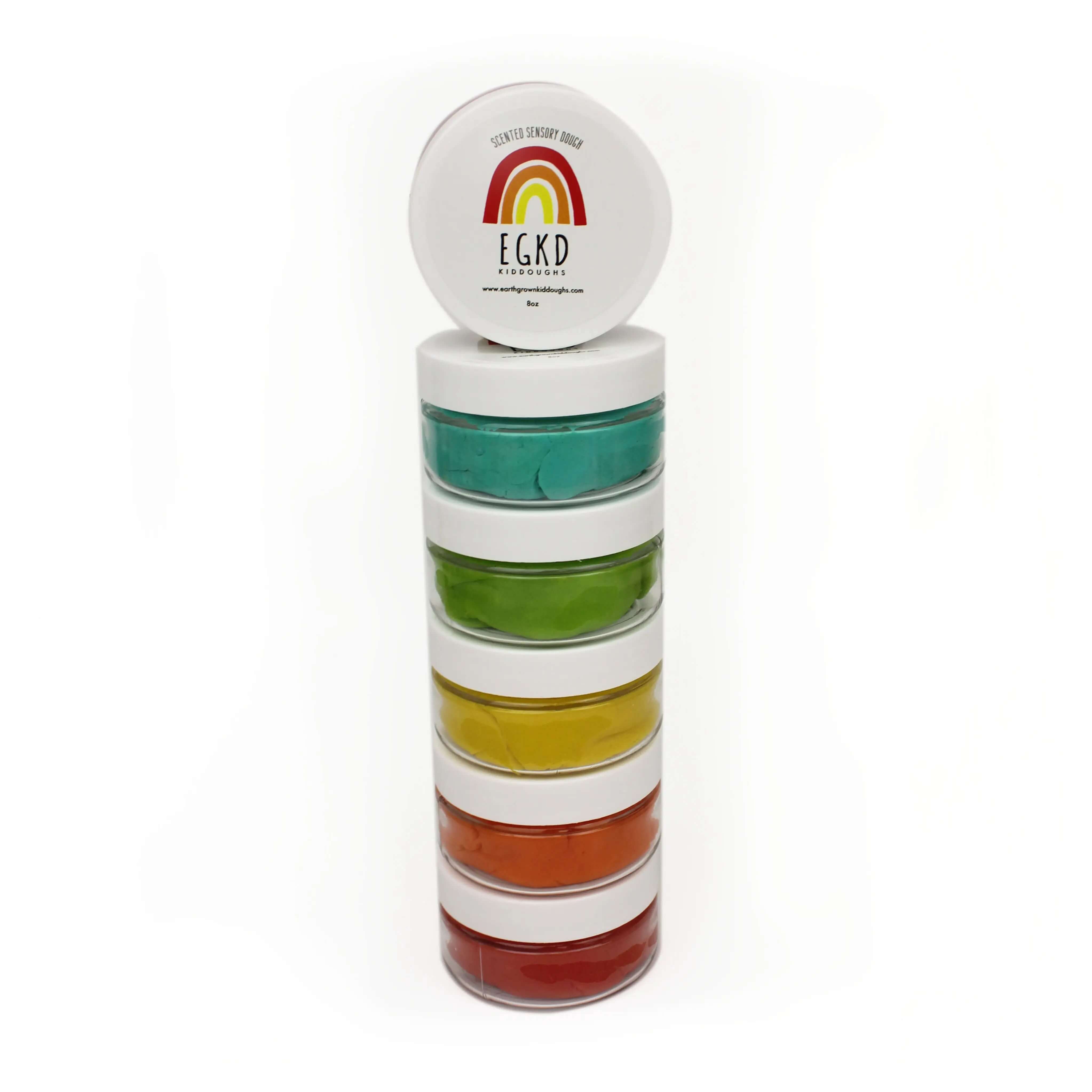 Earth Grown KidDoughs - Mini Knetset Regenbogen