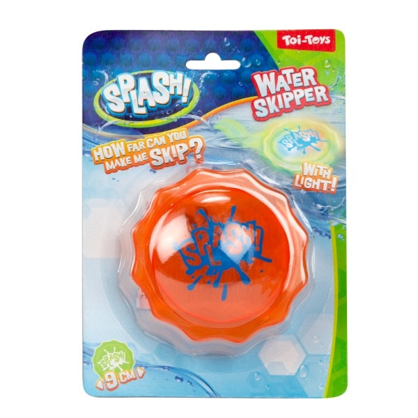 Toi-Toys - Wurfscheibe Water Skipper Disc mit Licht 9 cm
