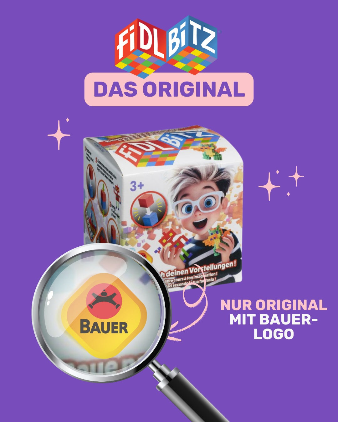 FiDL BiTZ - Mini-Bausteine: Starter Set ca. 160 Teile
