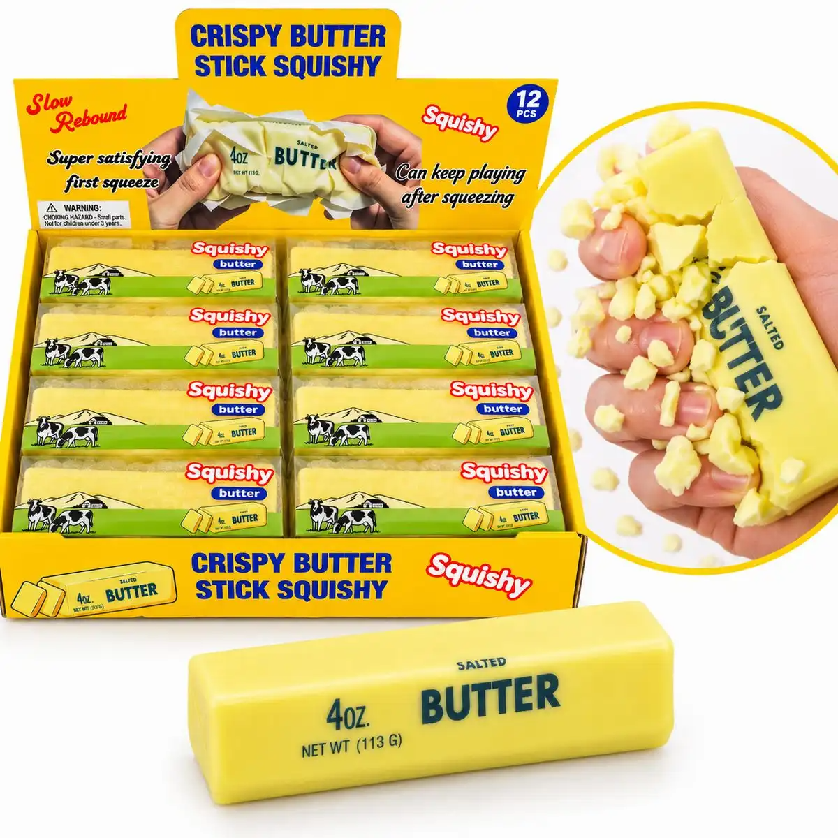 FOXDEAL - Squishy Butter Crispy Gelb