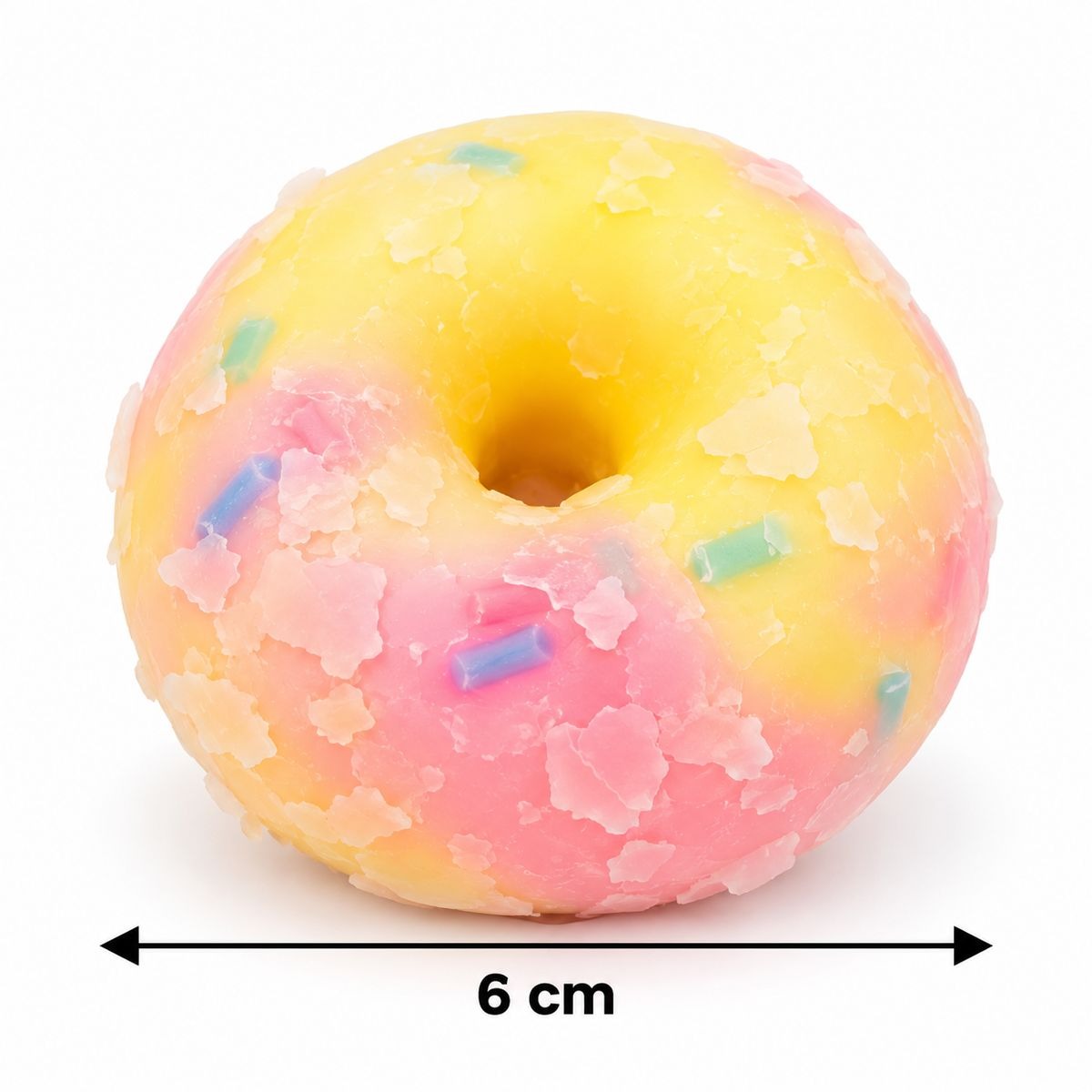 FOXDEAL - Squishy Crispy Donut gelb/rosa