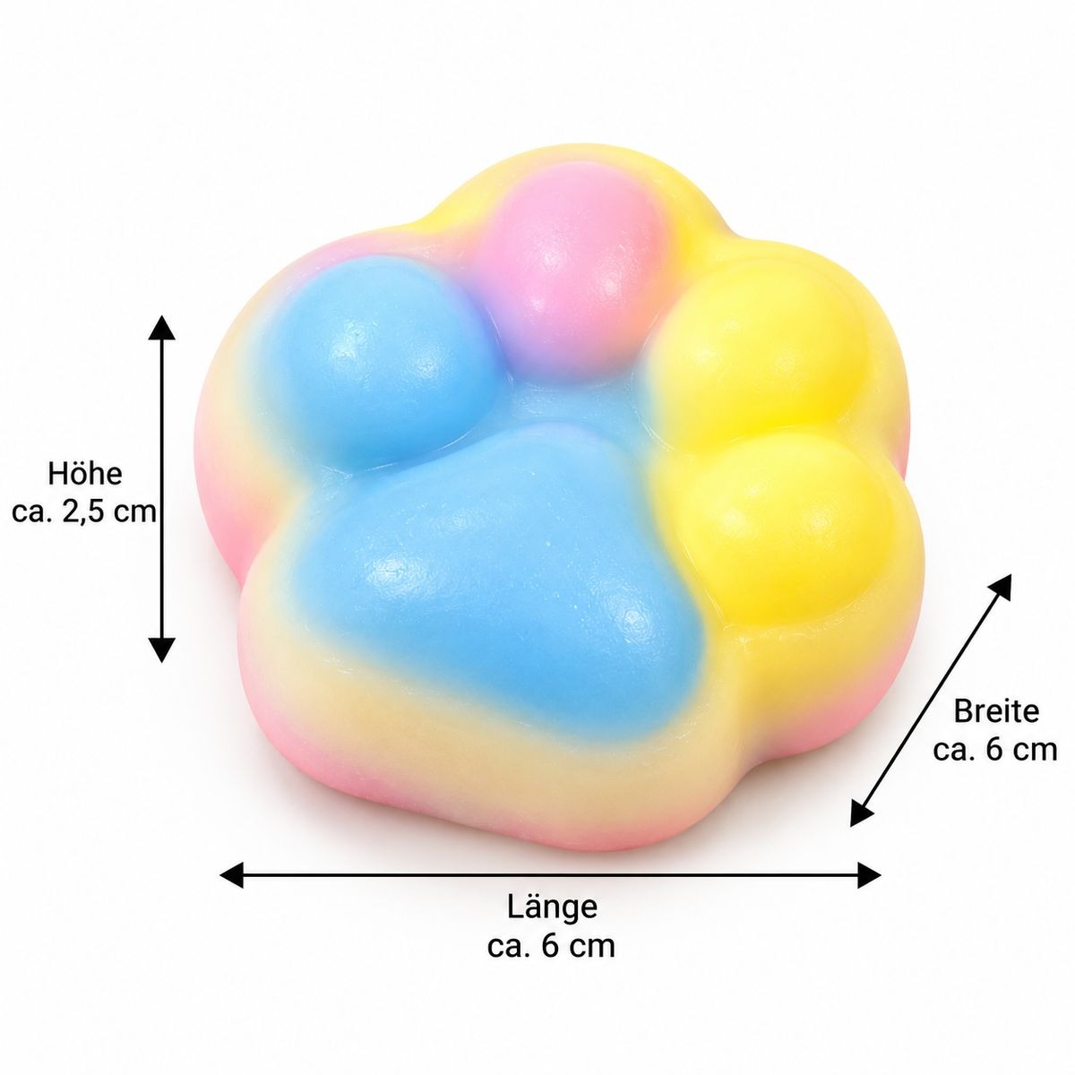 FOXDEAL - Squishy Crispy Pfoten pastell