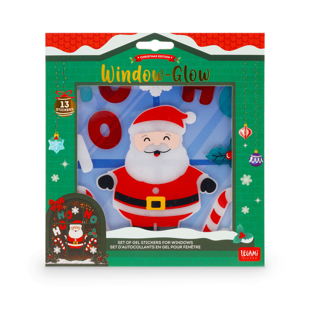 Legami - Window-Glow Santa Claus