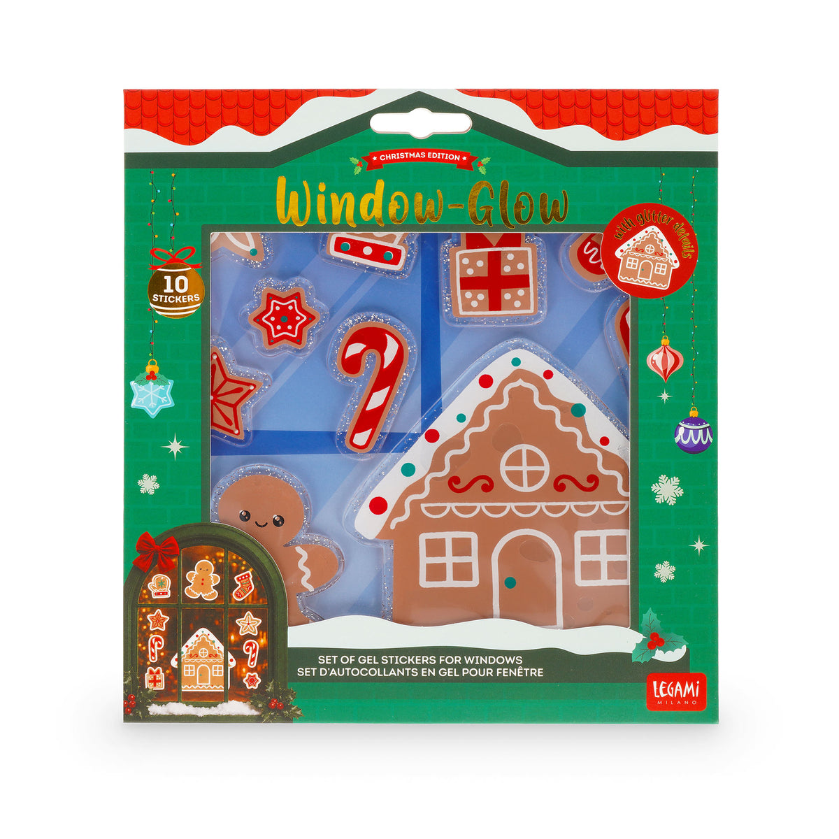 Legami - Window-Glow Gingerbread