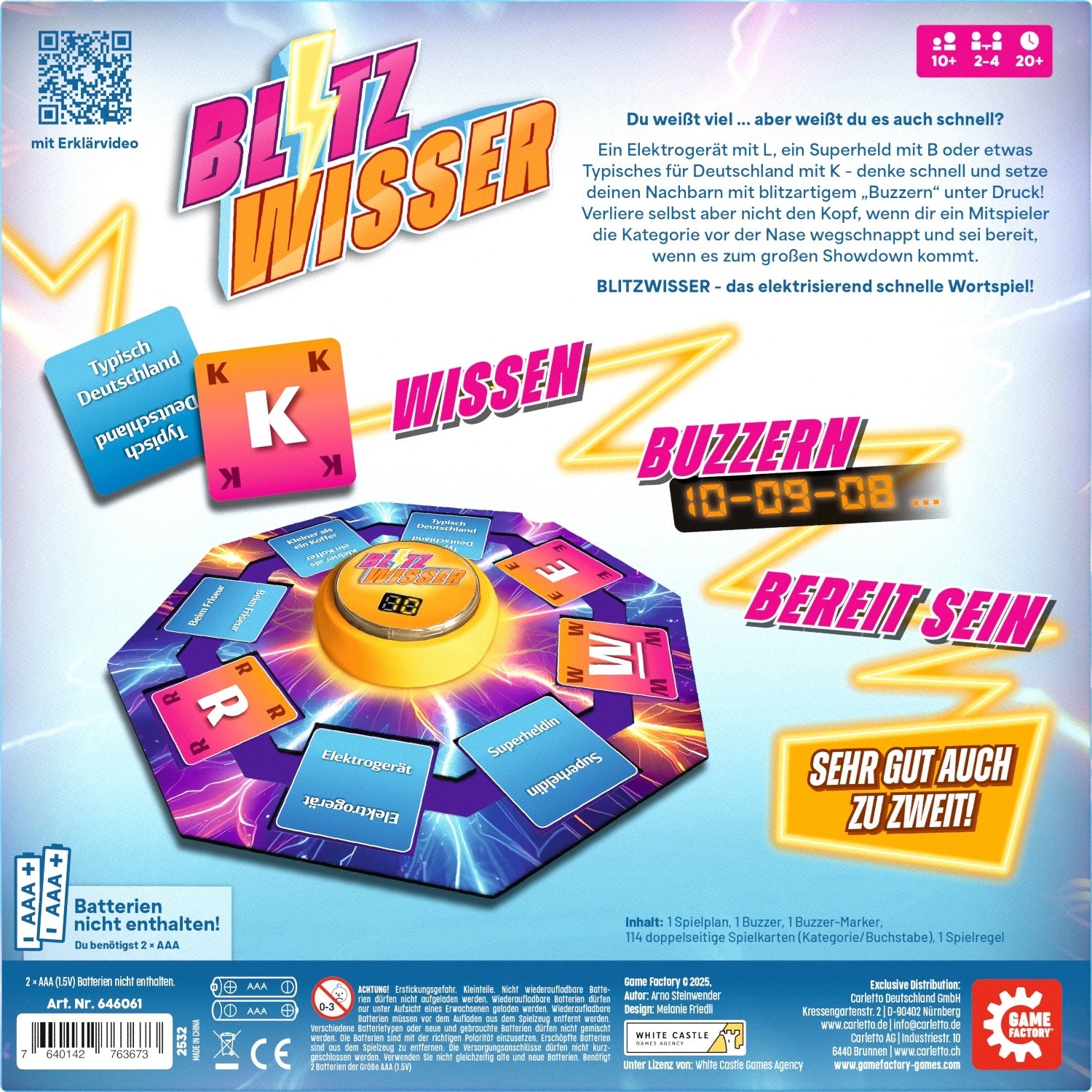 Game Factory - Spiel: Blitzwisser