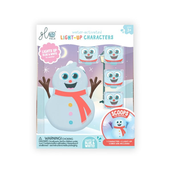 Glo Pals - Badespielzeug Character Schneemann