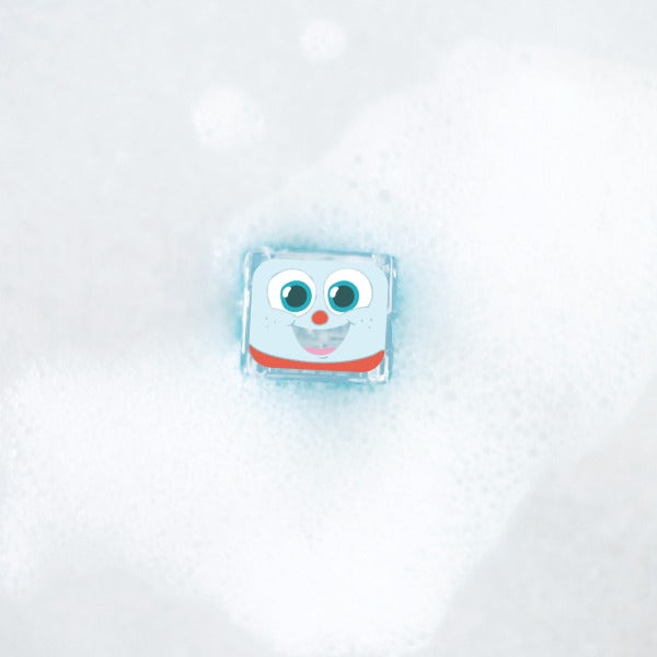 Glo Pals - Badespielzeug Character Schneemann Schneewürfel