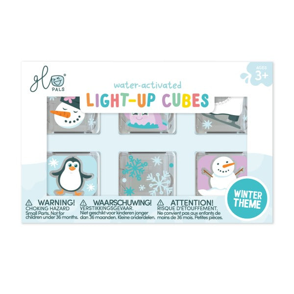 Glo Pals - Badespielzeug Winterliche Spielwürfel