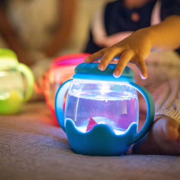 Glo Pals - Spielglas Mini Sensory Blue