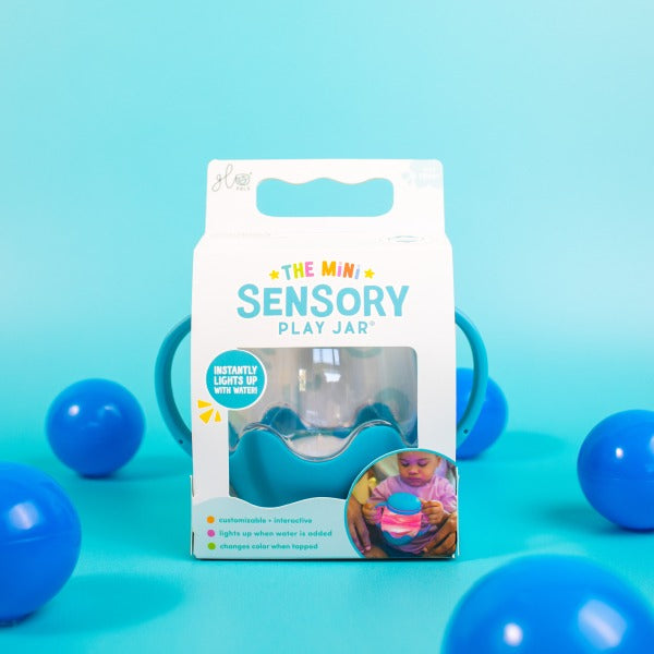 Glo Pals - Spielglas Mini Sensory Blue