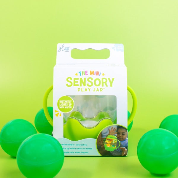 Glo Pals - Spielglas Mini Sensory Green