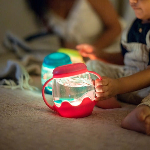 Glo Pals - Spielglas Mini Sensory Pink
