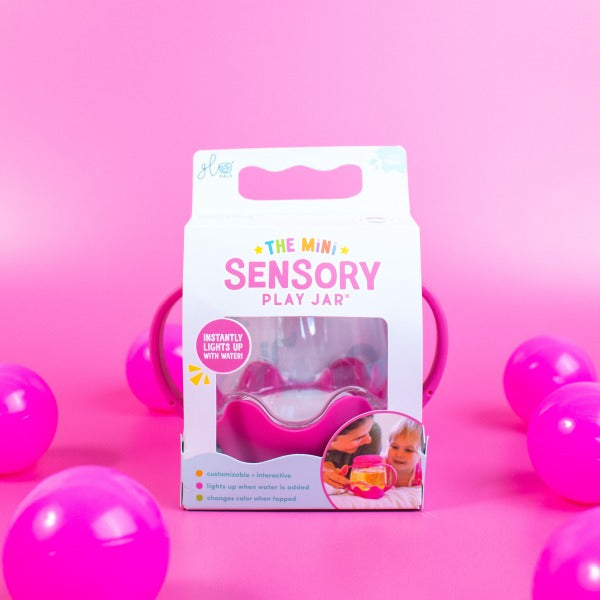 Glo Pals - Spielglas Mini Sensory Pink