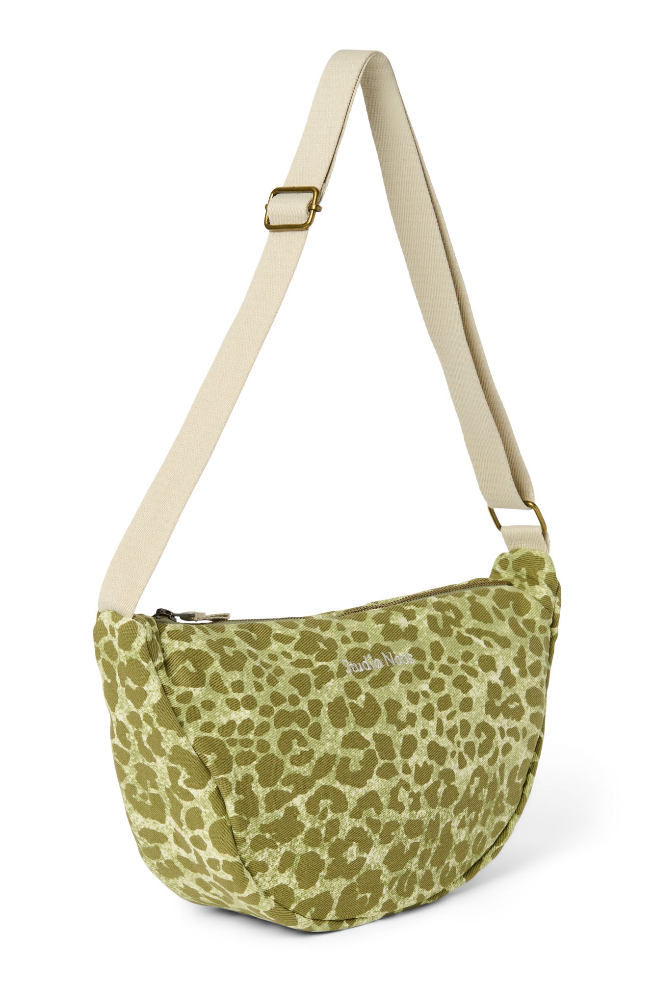 Studio Noos - Tasche Fanny Pack Cotton Green Leopard