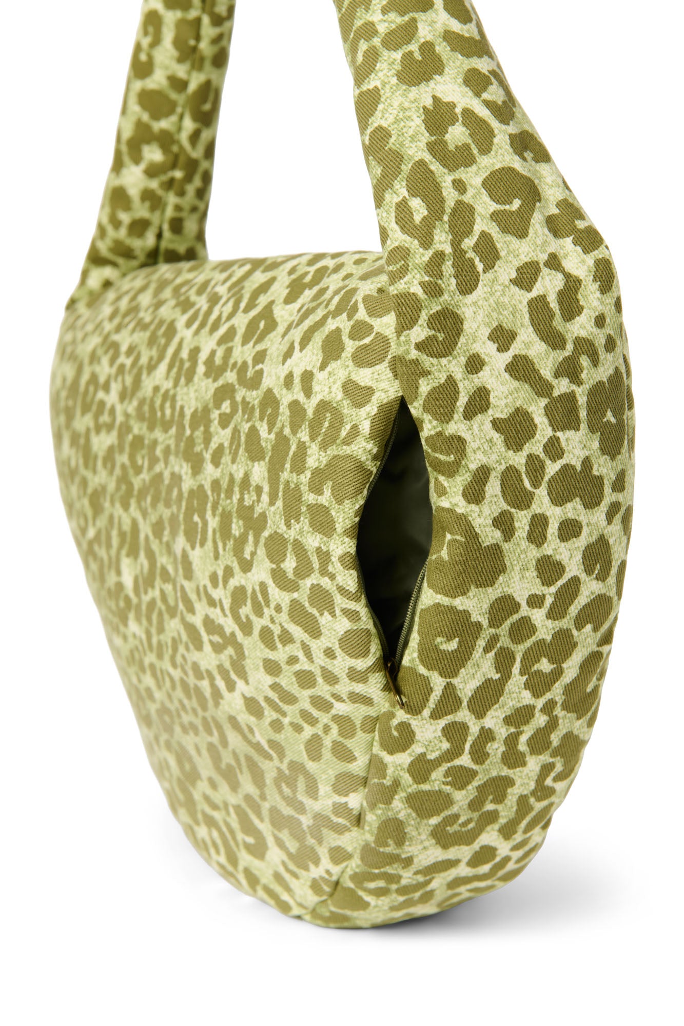 Studio Noos - Cross Body Tasche Cotton Green Leopard