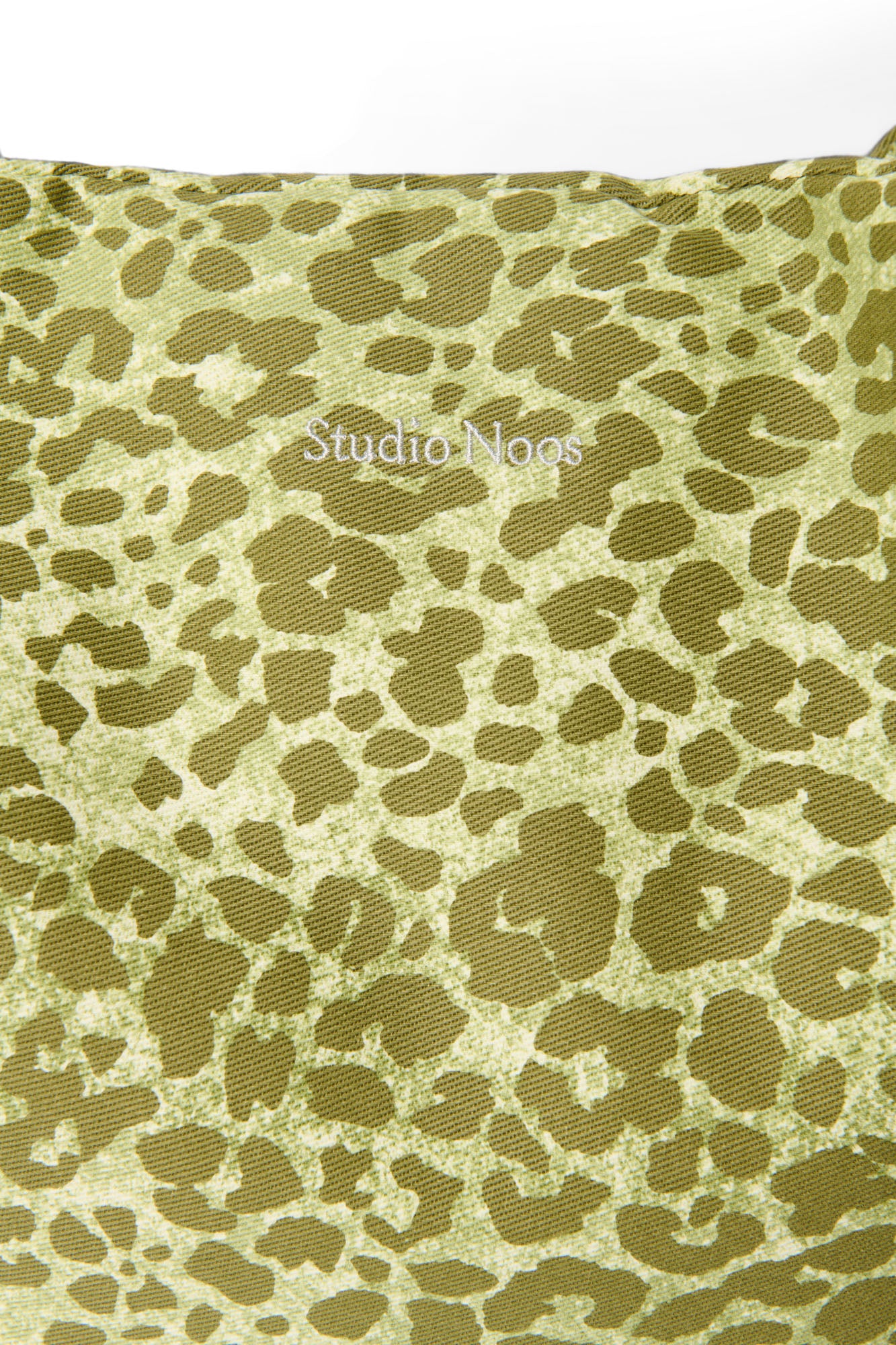 Studio Noos - Tasche Cotton Green Leopard