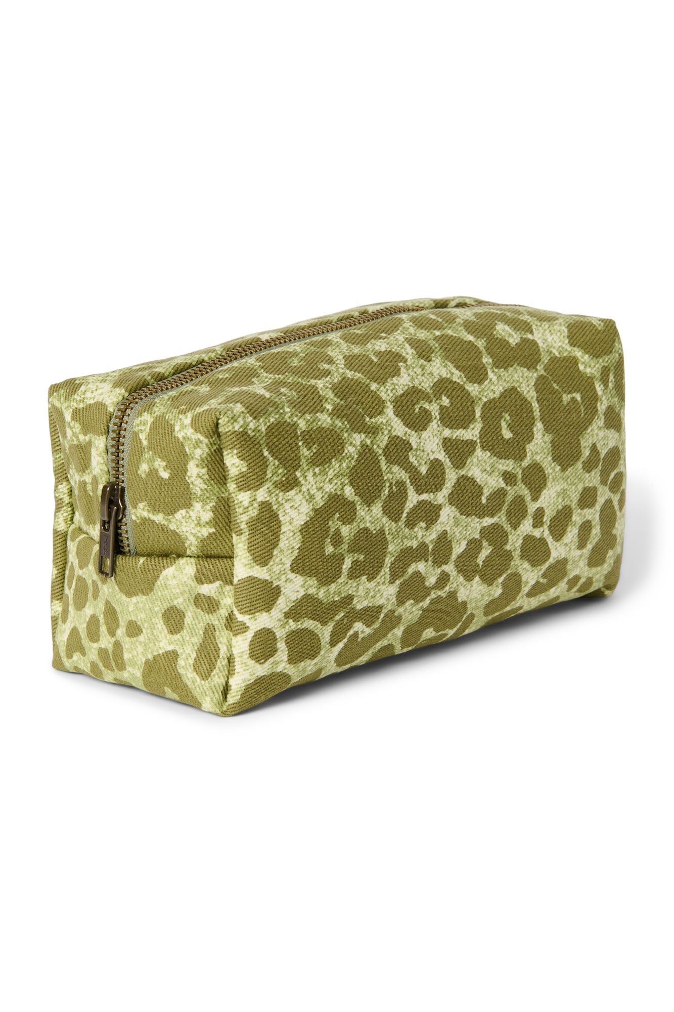 Studio Noos - Kulturbeutel Cotton Green Leopard