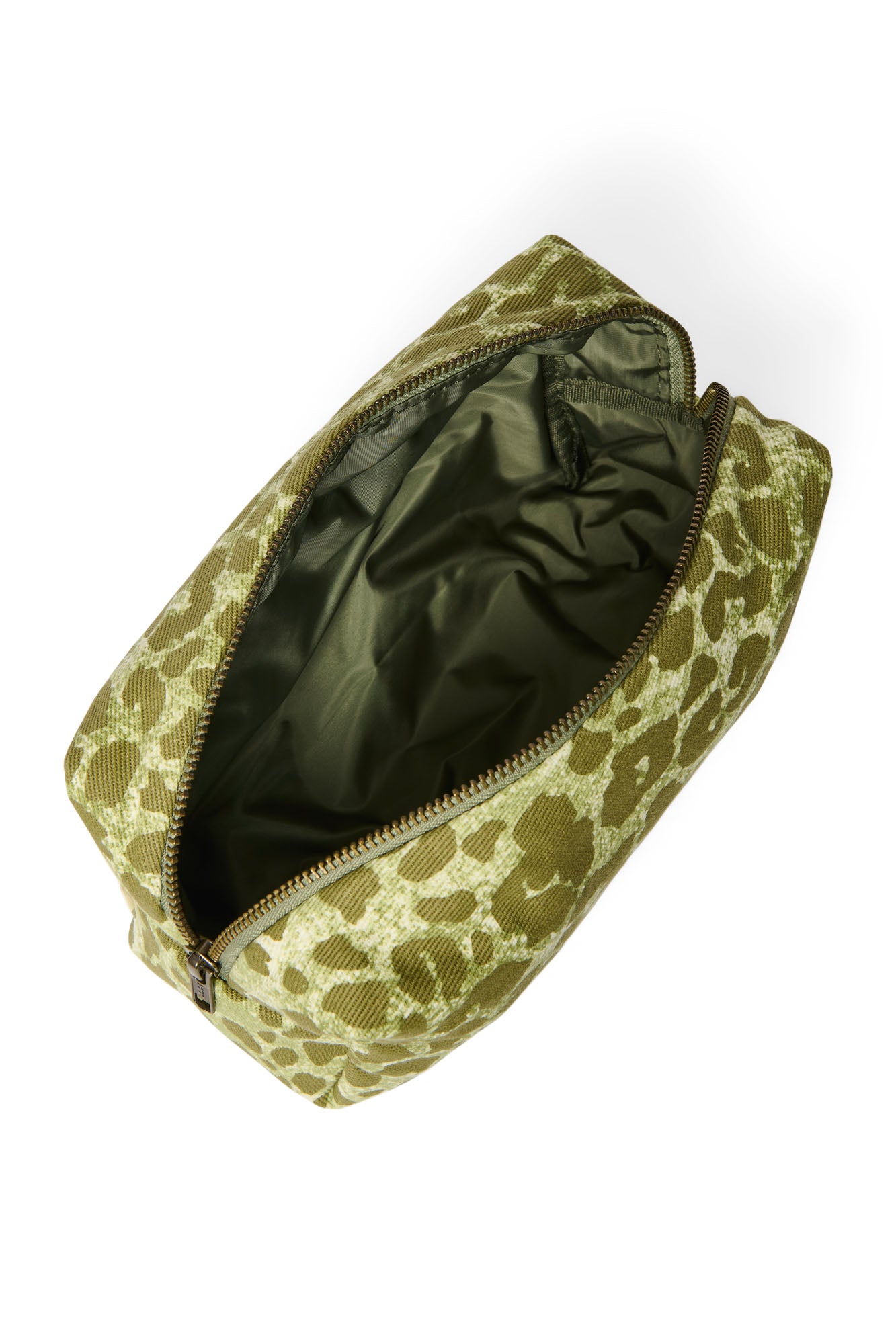 Studio Noos - Kulturbeutel Cotton Green Leopard